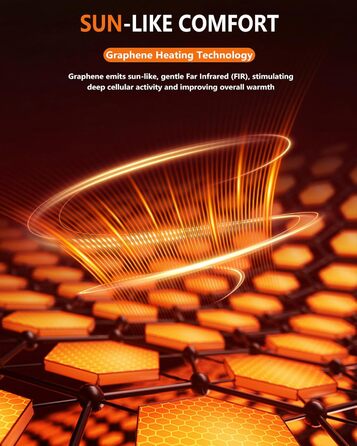 HEWINZE Грілка жилет чоловіча з акумулятором 7.4V - теплий жилет для полювання та активного відпочинку