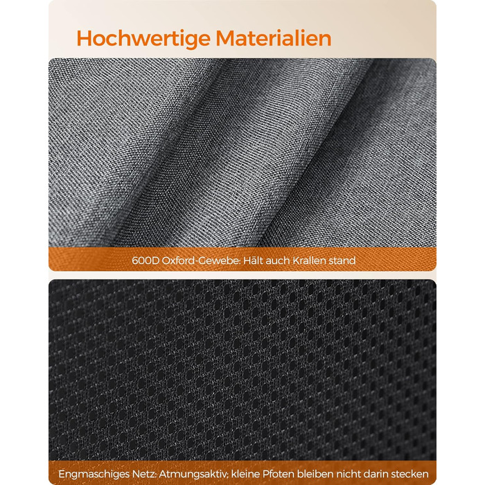 Клітка для цуценят Feandrea Oxford, восьмикутна, велика, 112 x 112 x 76 см, з PVC-каркасом, дихаюча сітка, з кишенею, сіро-сіра, PDC006G01