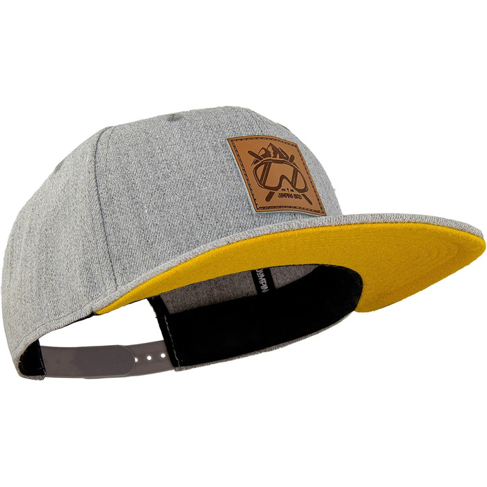 Кепка бейсболка Jumping Bird • Унісекс • Знімний козирок • Легка, легко миється • Однорозмірний (світло-сірий)