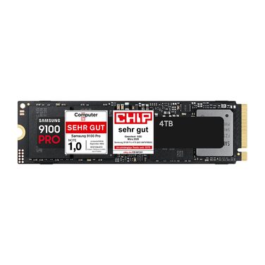 SSD Samsung 9100 PRO 4TB PCIe 5.0 M.2 NVMe - для геймінгу, редагування відео та AI