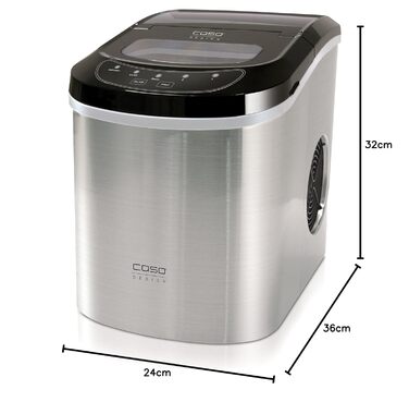 Машина для приготування льоду IceMaster Pro з нержавіючої сталі, 2.2 літри, 90 Вт