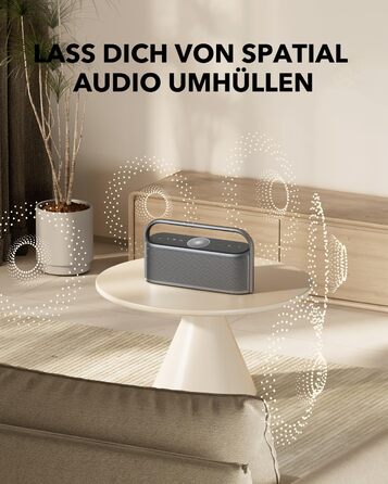 Soundcore Motion X600 – портативна Bluetooth колонка з Hi-Res Spatial Audio, 50W, IPX7, 12h, Pro EQ, AUX-IN (зелена/чорна)
