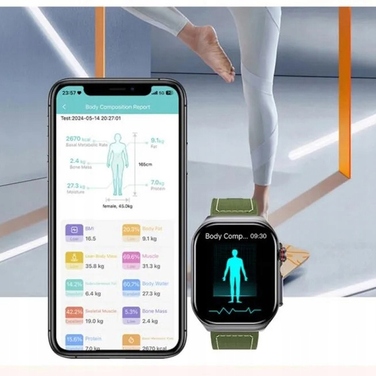 Смарт-годинник Rubicon RNCF36 з функціями моніторингу здоров'я, чорний