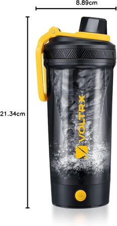 Електричний шейкер Voltrx Gallium USB-C для протеїнових коктейлів та смузі, 24oz (жовтий), Tritan, без BPA