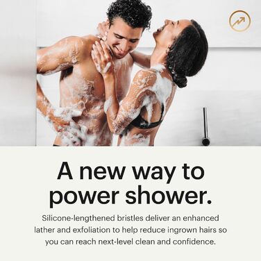 The Body Buffer від MANSCAPED®: силіконовий скрабер для тіла - ефективне очищення та пілінг, ергономічна ручка