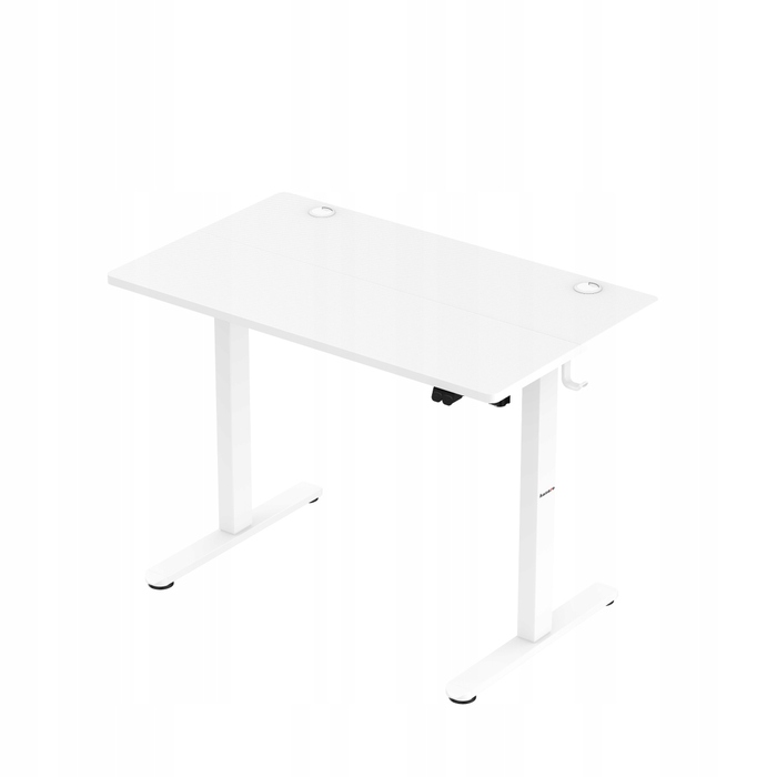 Електричний стіл для роботи 100 см Huzaro Hero 7.9 White з плавним регулюванням висоти