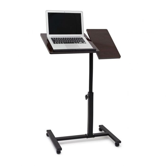 Relaxdays Adjustable Height Laptop Table Wood