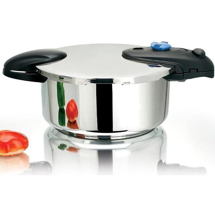 Скороварка KITCHEN MOVE ASO24-10L, 10 л, нержавіюча сталь, Ø24 см, срібляста