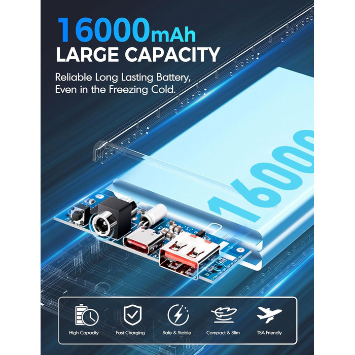 Обогреваемый жилет для мужчин с Powerbank, 15 зон обігріву, легкий, дихаючий, теплий жилет для кемпінгу, полювання, чорний