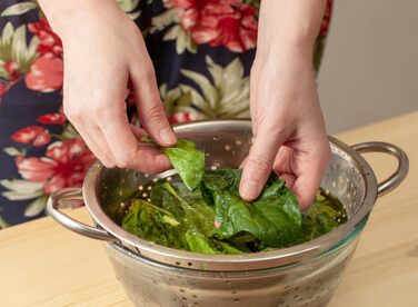 Ніж сито для макаронів Menax - нержавіюча сталь, кухонне сито, 18/24 см