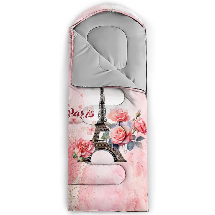 Спальні мішки QOOMO для кемпінгу, 3 сезони, для дорослих та дітей, легкі, водонепроникні, для подорожей та відпочинку на природі