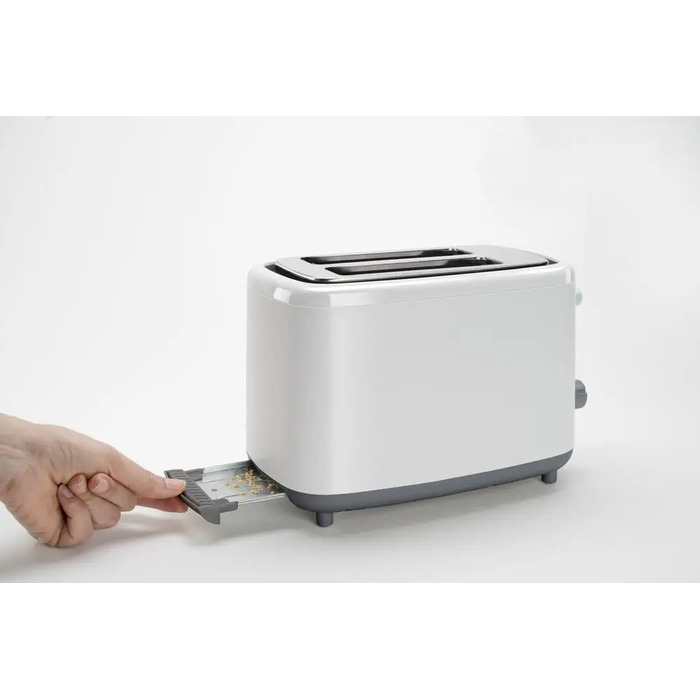 Тостер Black+Decker BXTO820E, білий, 820 Вт