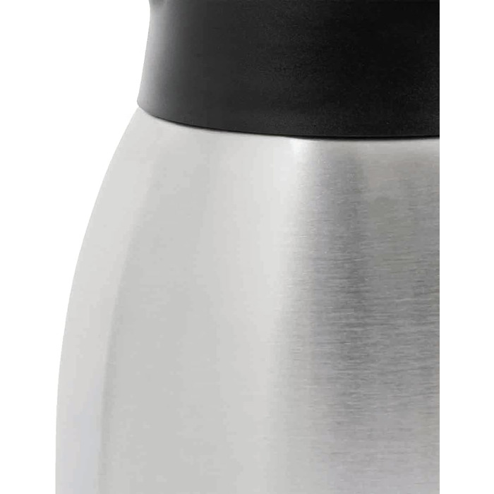 METRO Professional GTF2020 Replacement Insulated Carafe, Stainless Steel/Plastic, 16 x 14 x 25 cm, 1.9 L, Easy Cleaning, Thermos Carafe, ideal as a coffee pot or teapot, silver/black