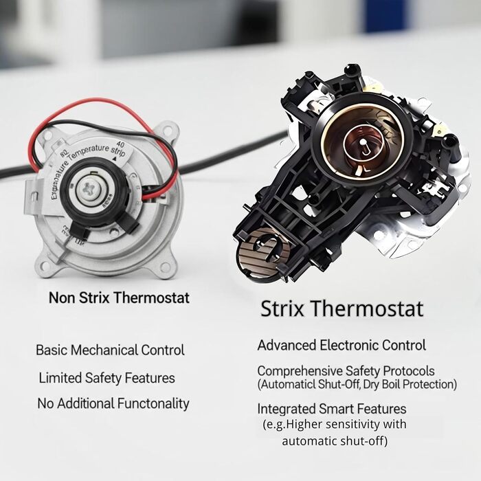 Електричний чайник Tro 1.8 л, нержавіюча сталь, 3 кВт, швидке кип'ятіння, регулятор температури, LED-підсвітка, автовимкнення, для дому, кухні, офісу, розкішного готелю (матова чорна та рожева золота)