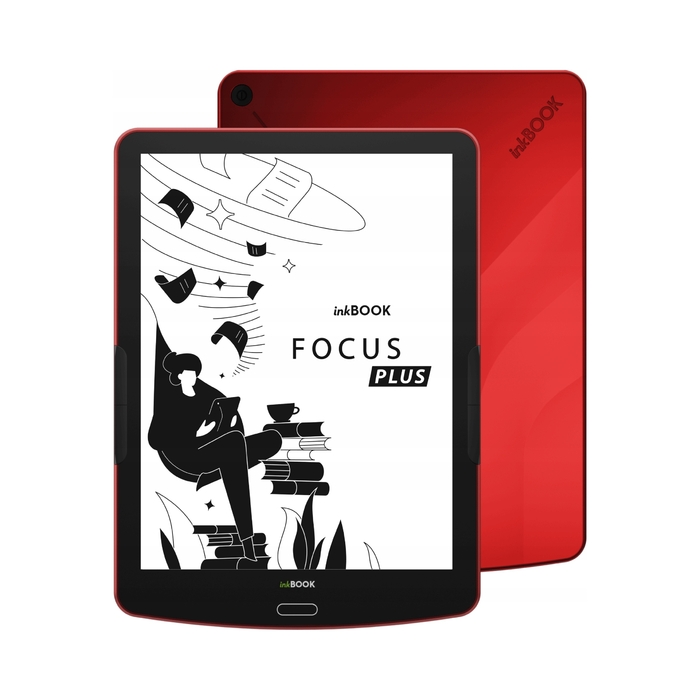 Електронна книга inkBOOK Focus Plus red, 7,8