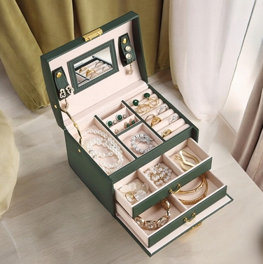 Скринька для прикрас у вигляді валізки з шухлядою