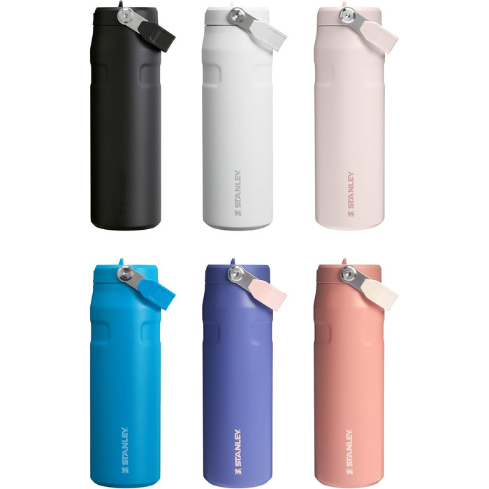 Термопляшка Stanley 1913 Flip Straw 1.06 л зі соломинкою, сталева, герметична, BPA-free