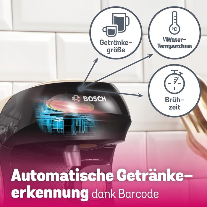 Кавомашина Tassimo Happy TAS1002N від Bosch: понад 70 напоїв, автоматична, для будь-яких чашок, компактна, 1400 Вт, антрацит