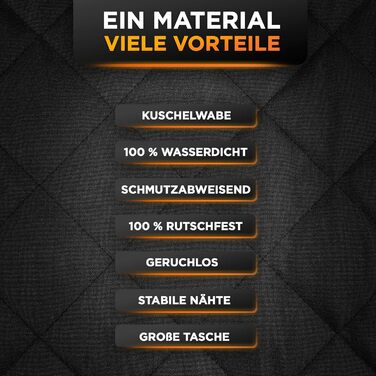 Захист для багажника Dunlop: килимок від ковзання та води для собак - зручна установка, захист краю багажника, килимок для собак, підстилка для собак, захист багажника