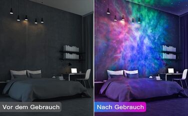 Blubbel LED Star Sky Projector, Wi-Fi Star Projector, 3D Galaxy Lamp Night Light, App/Voice Control, Star Projector, Star Light Galaxy, Alexa/Google Compatible, Baby, Kids, Bedroom