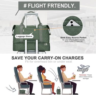 Спортивна сумка для подорожей Easyjet: водонепроникна дорожня сумка для жінок з відділенням для взуття, 47x37x22 см (38 л)