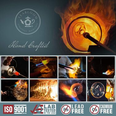 Набір для заварювання чаю Teabloom Kyoto 2-в-1: чайник та заварник зі знімним фільтром, 700 мл, підходить для плити та мікрохвильової печі