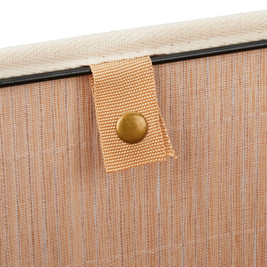 Relaxdays Bamboo Bread Box with Fabric Insert