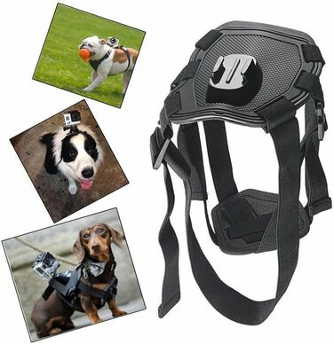 Шлейка для собак з кріпленням GoPro та DJI Osmo, м'яка, регульована, для собак різних розмірів