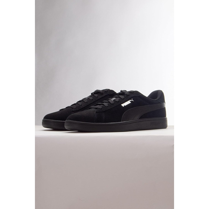 Чоловічі кросівки Puma Smash 3.0 L з натуральної шкіри, чорний (390987 10)