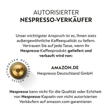 Кава Nespresso Original Paris: суміш Арабіки та Робусти середнього обсмаження | 100 капсул | Для еспресо | Сумісна з капсульними машинами Nespresso Original