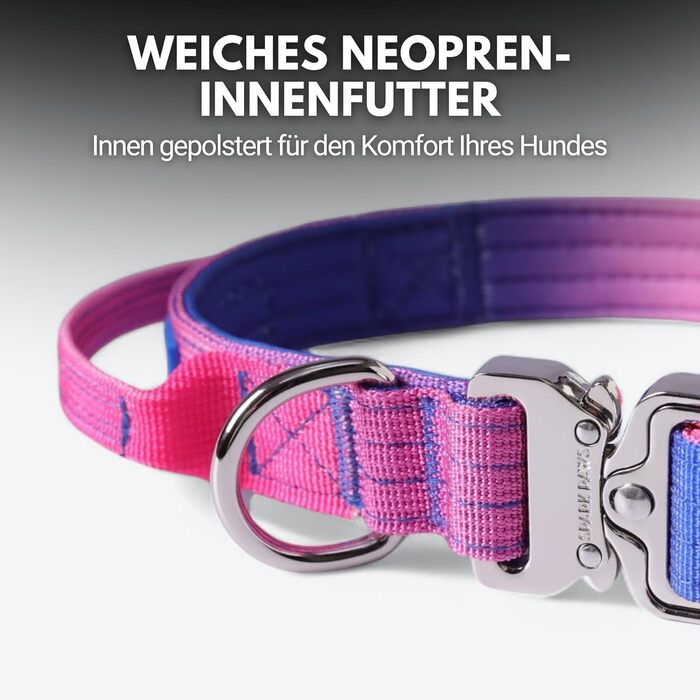 Тактичне нашийник для собак Spark Paws – Міцний, преміум-якість, для великих та середніх собак (Snow Cone, XS: 9-18 кг [2.5 см])