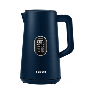 Електричний чайник Raven EC024G, 1800 Вт, 1,5 л, синій