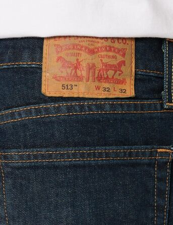 Джинси Levi's 513 Slim Straight чоловічі, оригінал, Bio Denim (29W 30L)