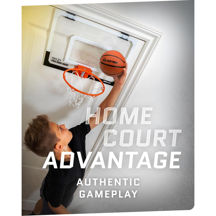 SKLZ Pro Mini баскетбольний кошик - ігровий кошик для дому з м'ячем, SKLZ Pro Mini Hoop