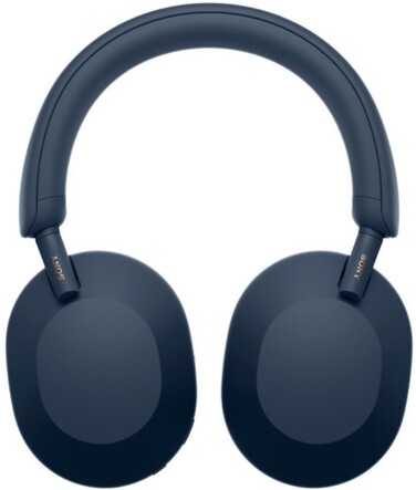 Бездротові накладні навушники Sony WH-1000XM5 з активним шумопоглинанням (ANC), сині