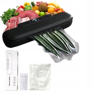 Вакууматор для продуктів, пакувальна машина 120 Вт + набір пакетів XXL