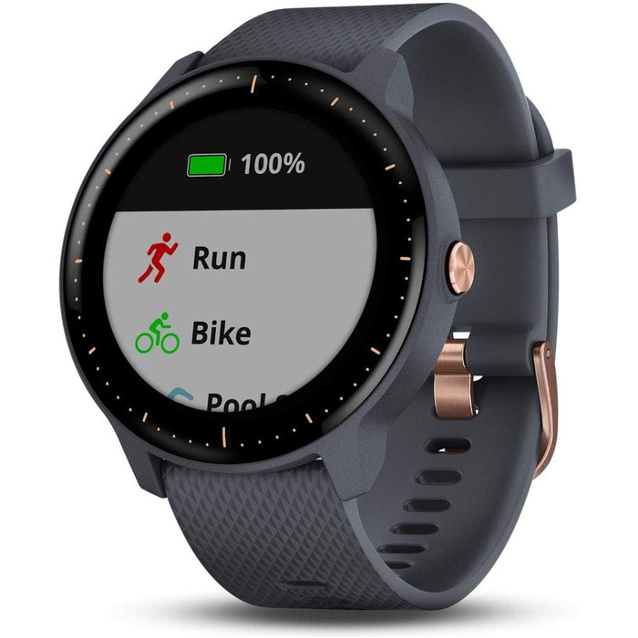 Розумний годинник Garmin vívoactive 3 Music з GPS, музичним програвачем та Garmin Pay (блакитний)