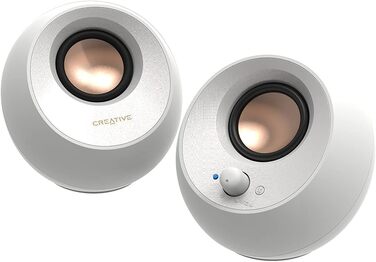 Комп'ютерні колонки Creative Pebble V3 USB-C Bluetooth 5.0 (білі)