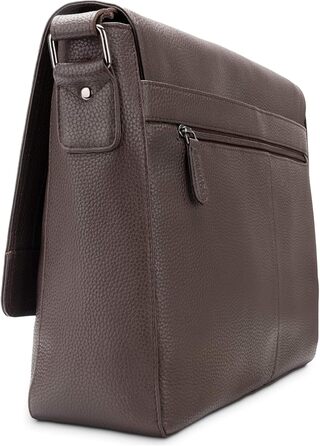Сумка-месенджер LEABAGS Oxford для ноутбука 15 дюймів, шкіряна, чоловіча/жіноча, 38x31x10 см, Cacao