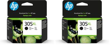 Оригінальний картридж HP 305XL чорний, підвищена ємність (комплект 2 шт)