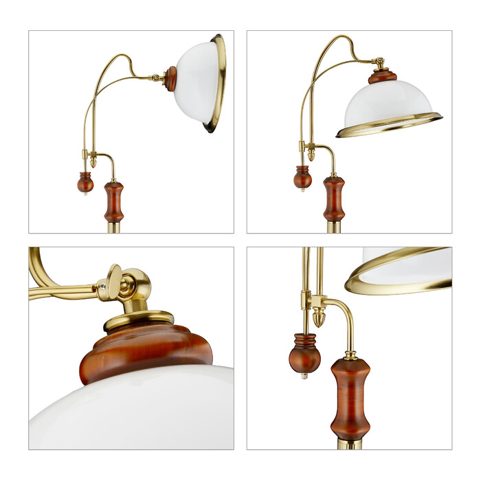 Relaxdays Art Nouveau Standing Lamp