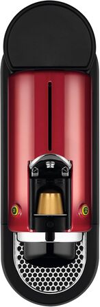 Кавова машина Krups Nespresso CitiZ XN7415, капсульна, 1260 Вт, 19 бар, резервуар 1 л, червона