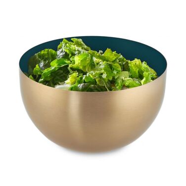 Relaxdays Two-tone stainless steel salad bowl