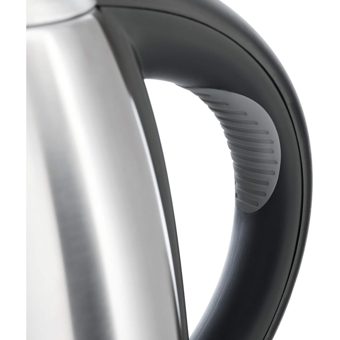 WMF Stelio Stainless Steel Kettle, 1.7L, Electric Kettle with Scale Filter, 2400W, Illuminated Water Level Indicator, Matte Stainless Steel