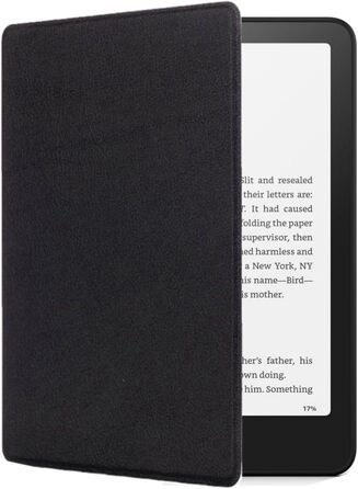 Чохол Flyorigin для Kindle Voyage (2014) з PU шкіри, Smart Sleep/Wake, захисна обкладинка (сумісна з Paperwhite 12th/Kindle Colorsoft 2024), чорний