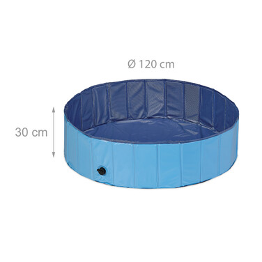 Relaxdays Blue Dog Pool