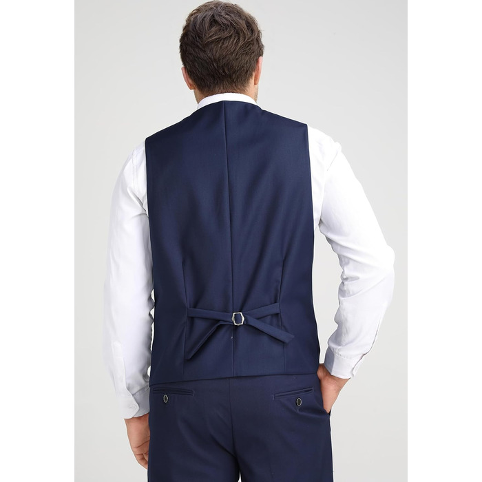 Чоловічий класичний жилет Athemen Slim Fit з V-подібним вирізом для костюма, бізнес-стиль та весіль (3XL, синій #922)