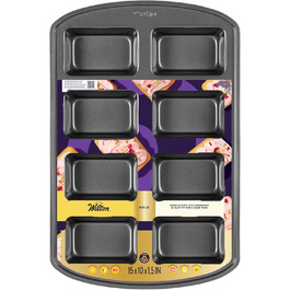 Форма для міні-полуфабрикатів Wilton Perfect Results, антипригарна, на 8 порцій