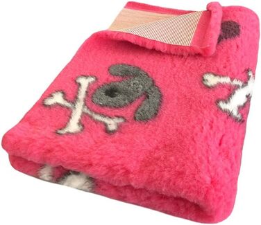 Килимок для собак Elropet Premium 30mm: антиковзаючий, для маленьких та великих собак, Vet Bed, розміри S (80x50 см), колір рожевий