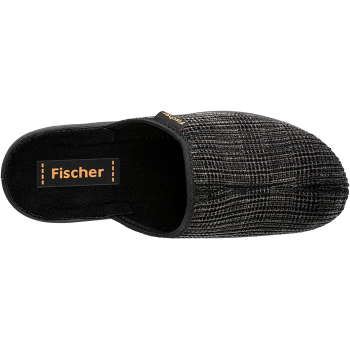 Тапочки чоловічі Fischer Frank, 42 EU, сірий/чорний